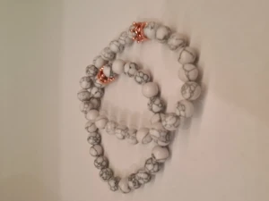 Armband marmor  - Vit marmor armband till bra pris  Bäst kvalite  Vit marmor  FRI FRAKT TILL 17SEP