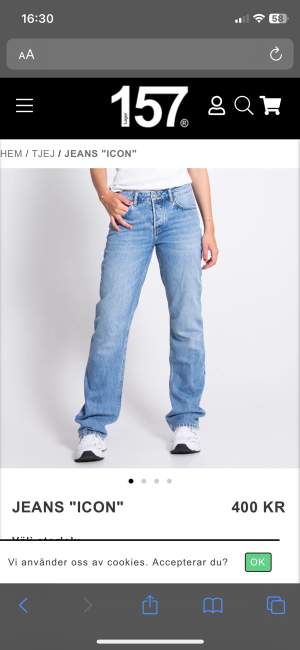Blåa jeans från lager 157