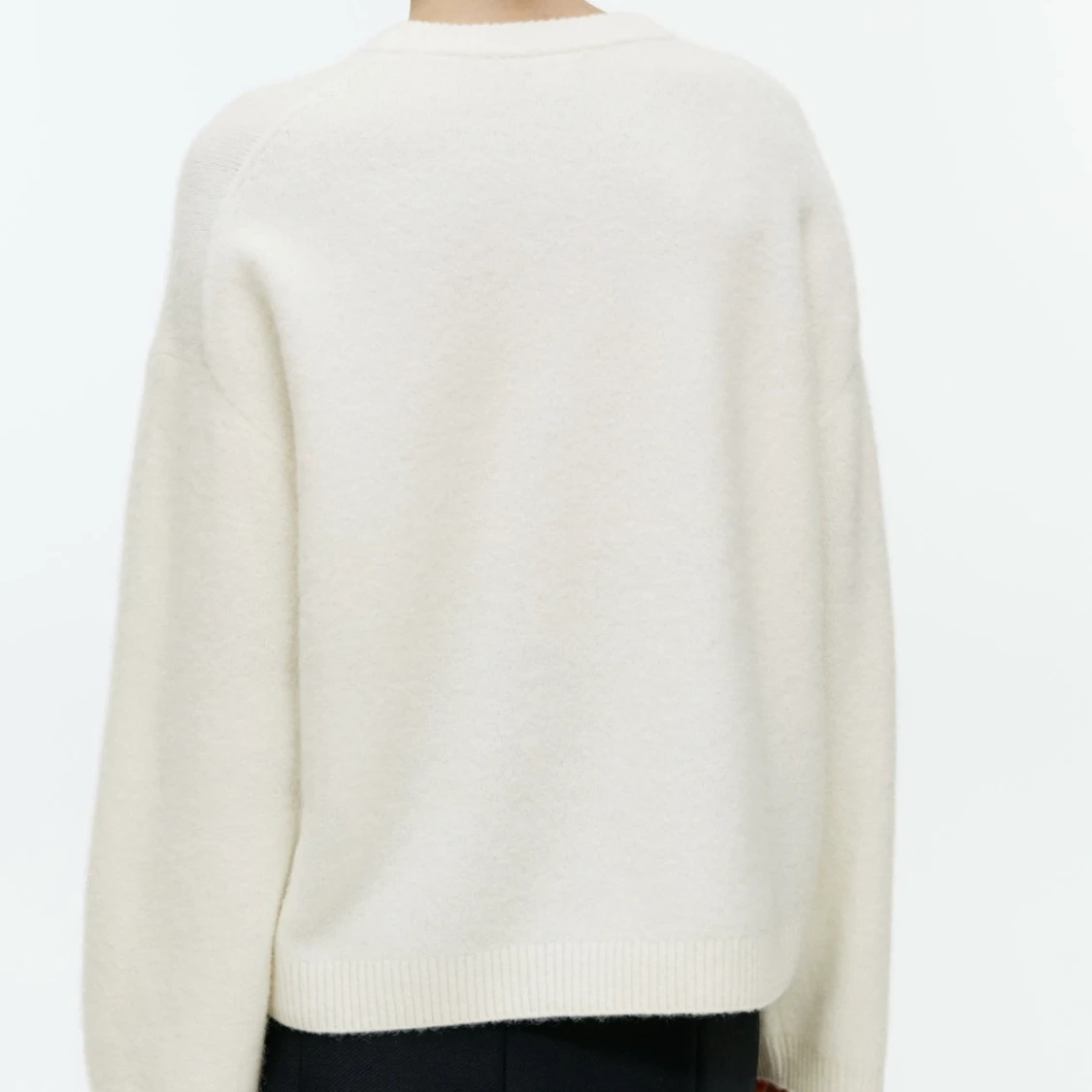 Vit stickad tröja Arket  - 90