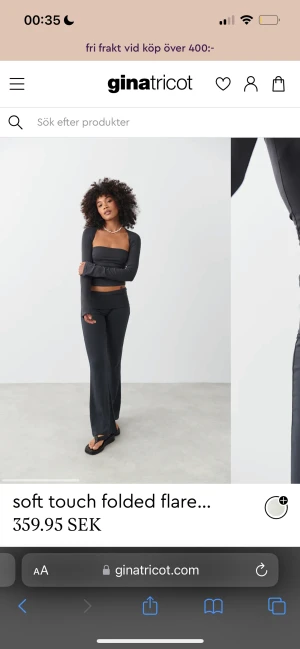 Yoga pants  - Säljer dessa yoga pants från Gina i färgen mörk grå . Endas använd 1 gång . Storlek xs🤍