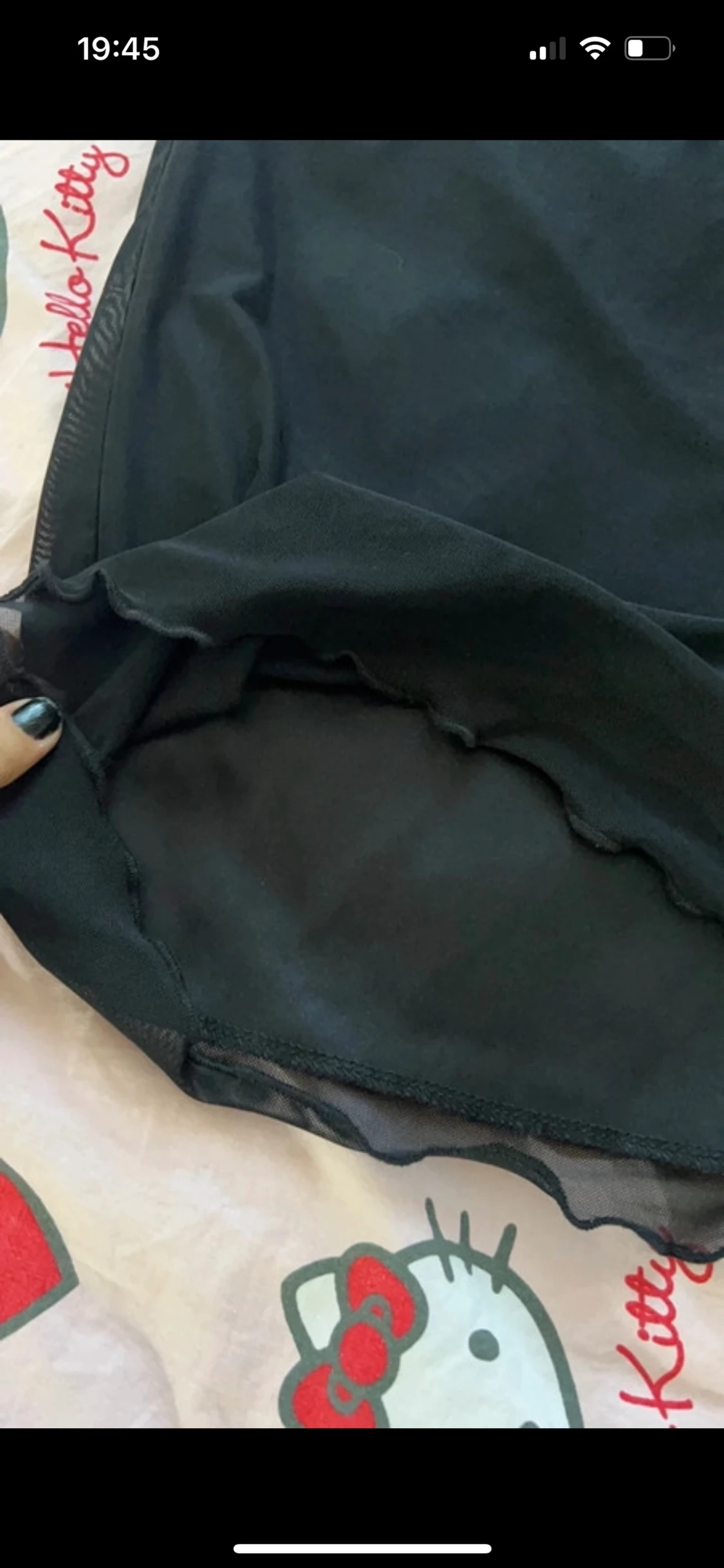 Svart lång kjol  - 90