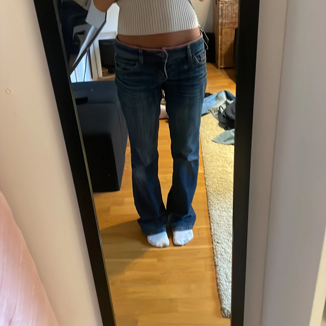Lågmidjade jeans  - 90