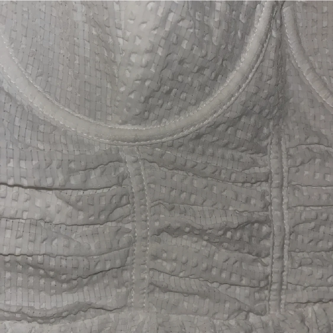 Vit volangklänning - 91