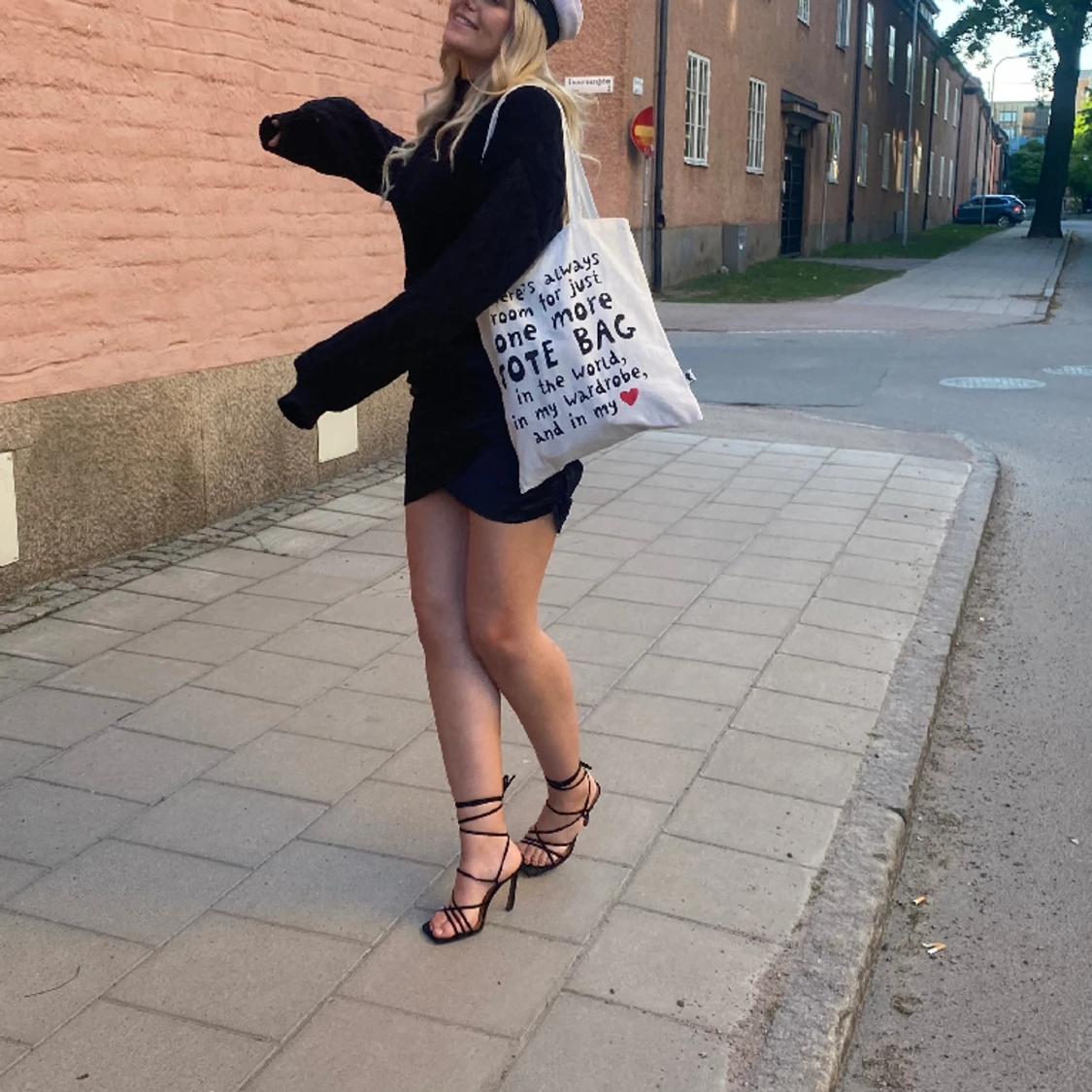 KLACKSKOR MED SNÖRNING - 90