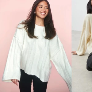 Gina tricot  - Ribbad fluff tröja  Storlek XS Prislapp på aldrig använd! 