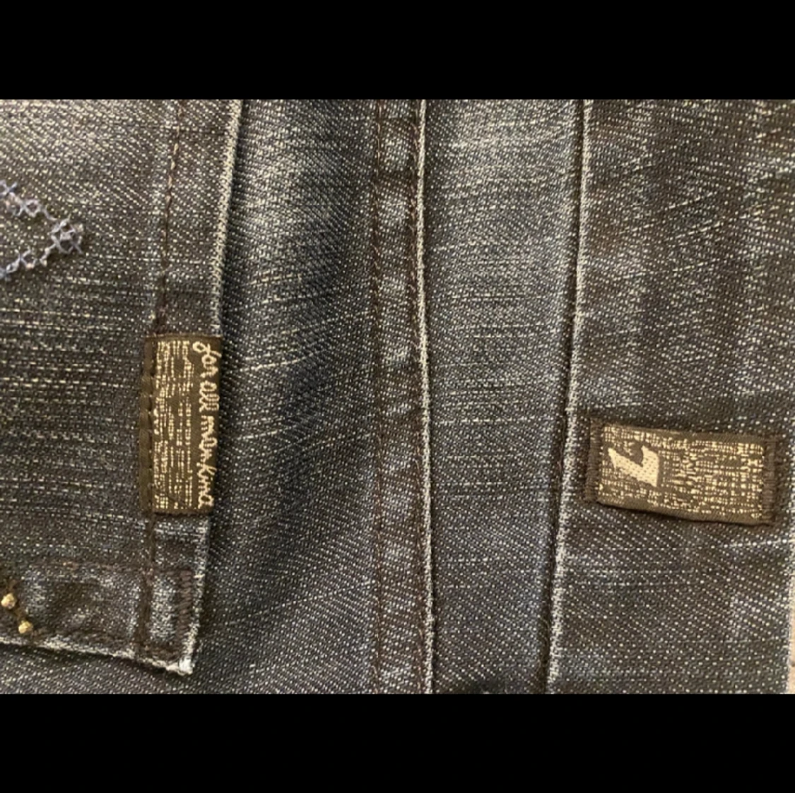 Lågmidjade botcut jeans - 91