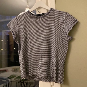 Randig T-shirt - Randig t-shirt från Brandy Melville. Supermjuk i blå och vit. Passar till allt! Onesize men passar XS-S🌻