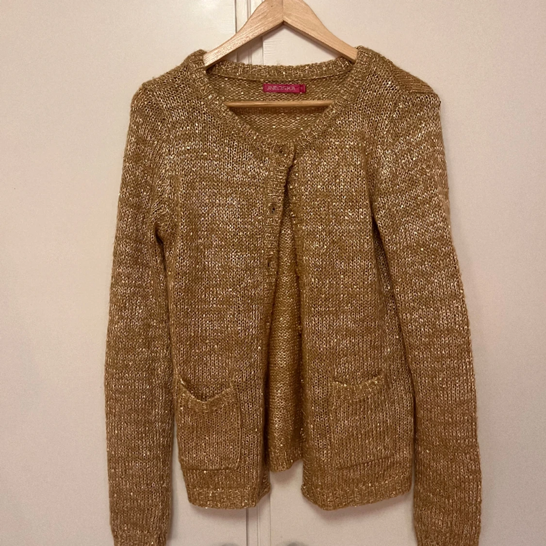 Superfin glittrig kofta - 90