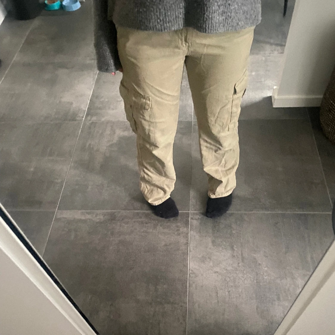 Ljusgröna cargobyxor - 91