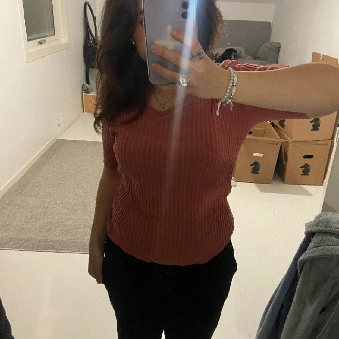 trekvartsärm tröja - 90