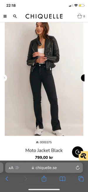 Skinnjacka - Har använt Max tre gånger jätte fin men kan inte ha de längre