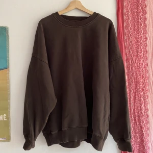 Sweatshirt - En stor brun sweatshirt köpt från h&m. Väl använd. Finns lite småfläckar, men ej så synliga.