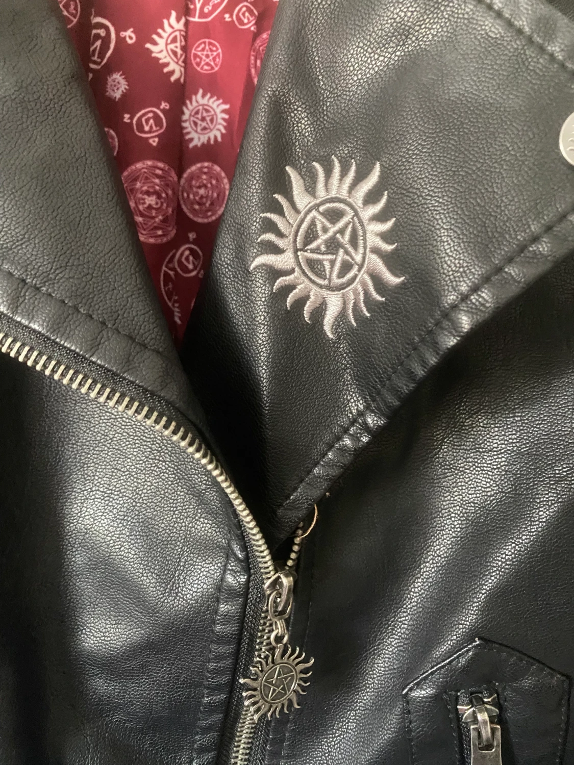 Supernatural fake leather jacket  - 90