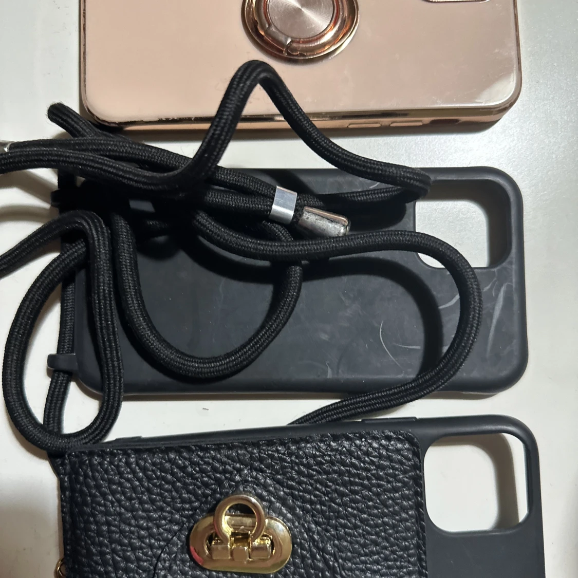 Mobilskal svart rosa guld phone case iphone 11 pro - 90