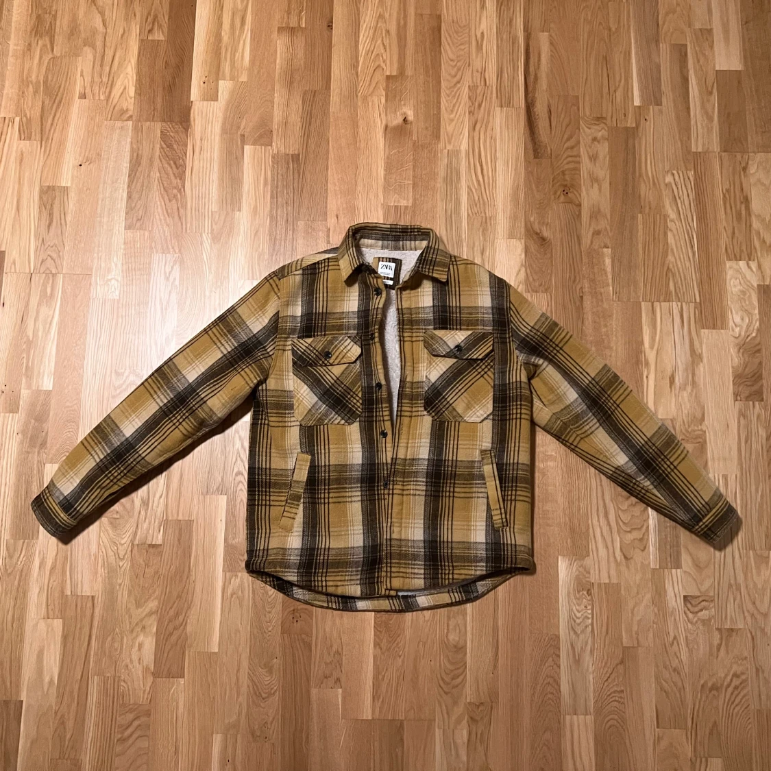 Flanellskjorta fodrad