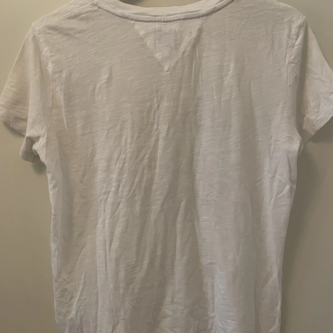 Vit t-shirt rosé tryck - 91