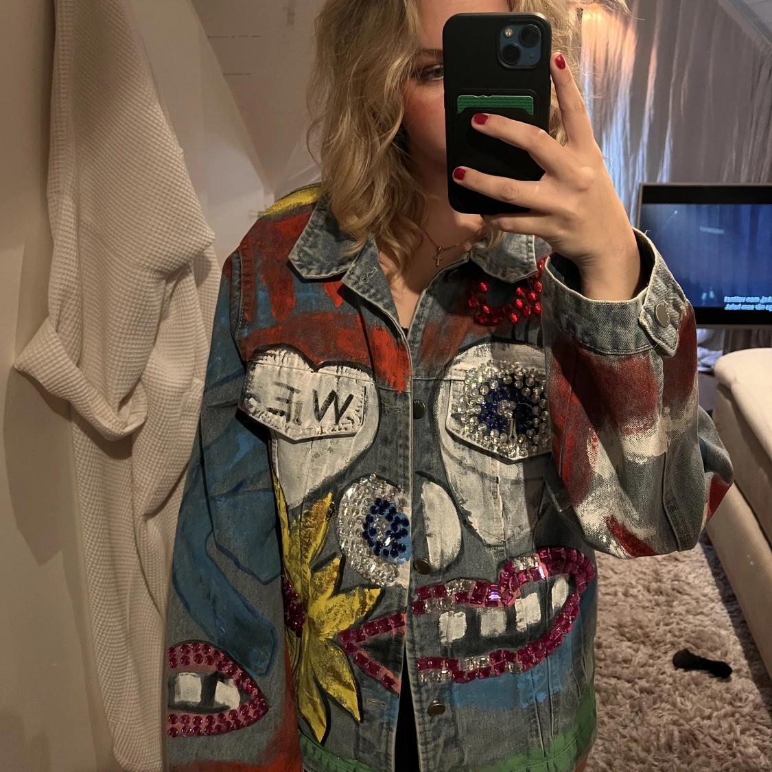 svin cool jeansjacka (tryck inte köp direkt) - 90