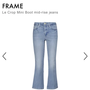 Frame jeans - Jeans ”le crop mini boot” från Frame, använda men bra skick. Passar S/M, stretchiga. Nypris 270 euro, perfekta sommar/vår jeans