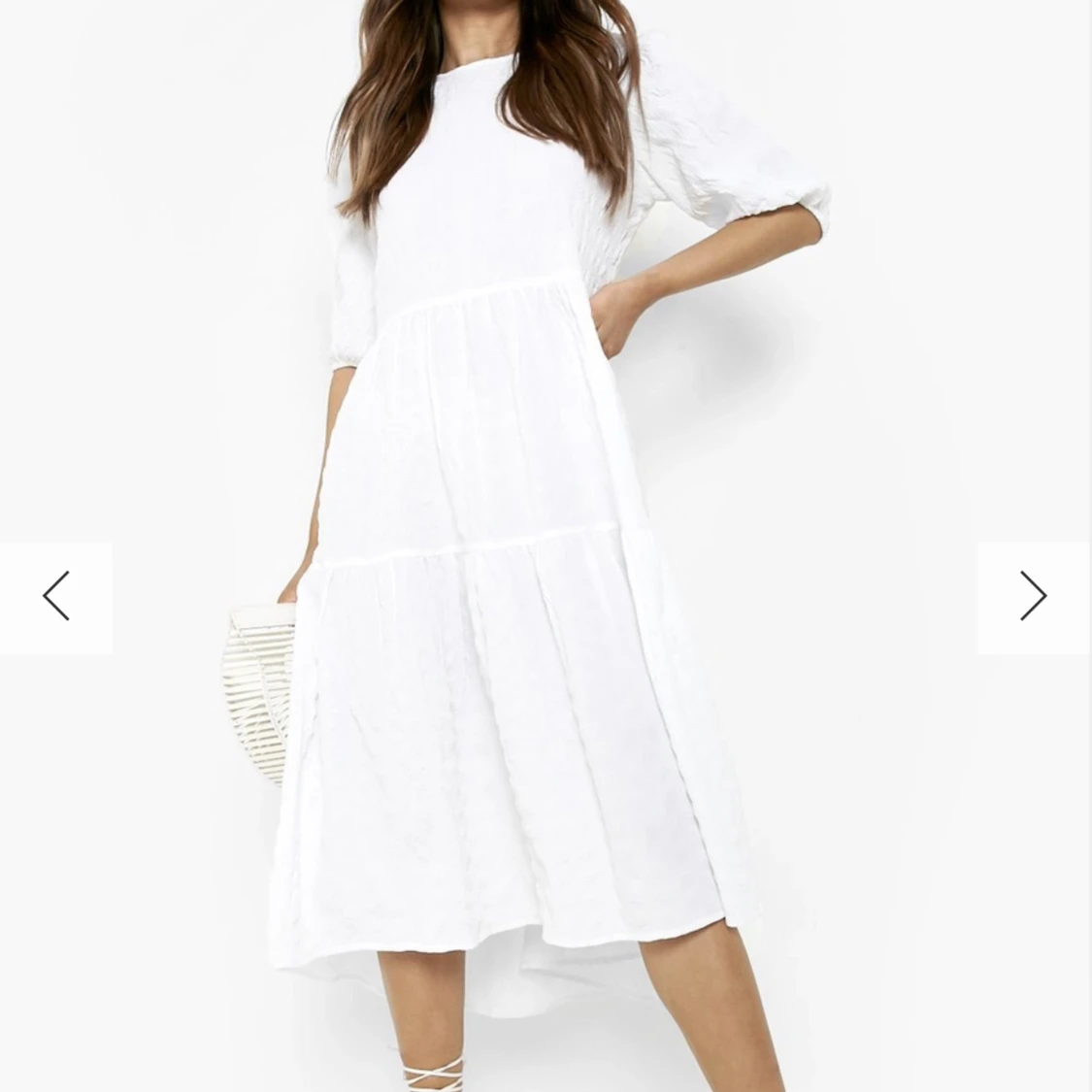 Super fin vit klänning 