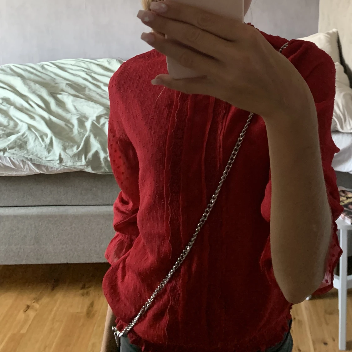 Röd blus❤️ - 90