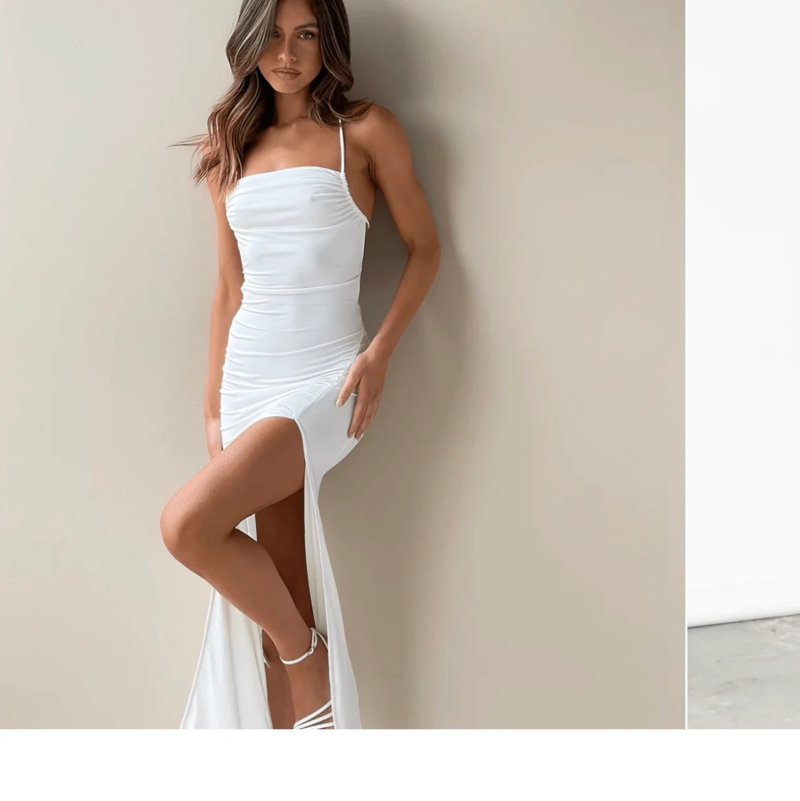 Vit balklänning / långklänning