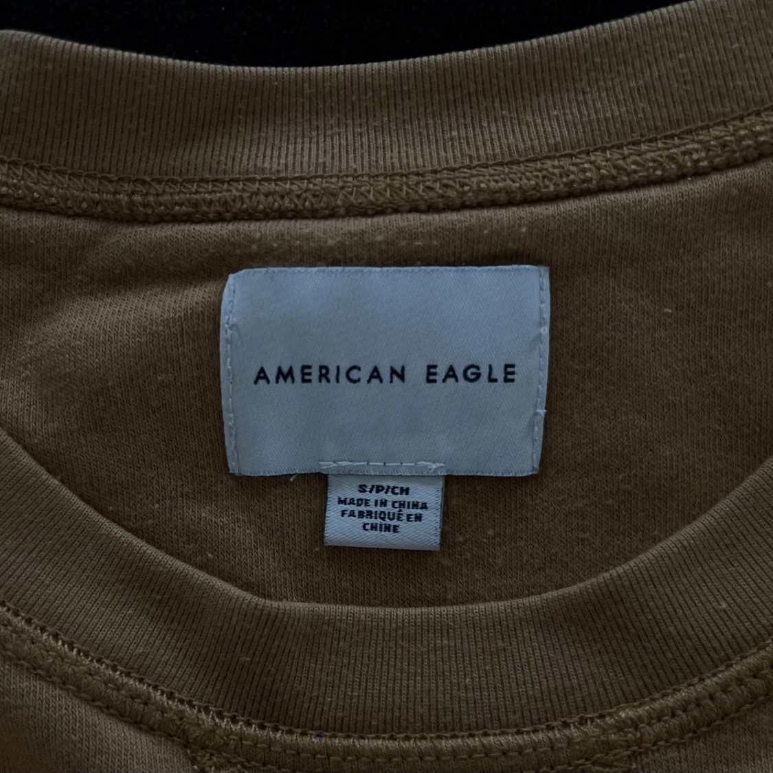 Senapsgul tröja med knytning - 91