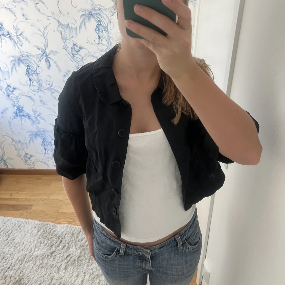 Trekvartsärmad kofta - 91