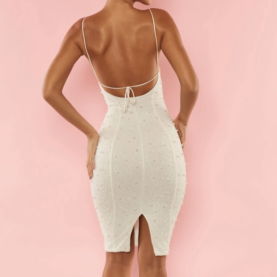 Vit festklänning  - 90