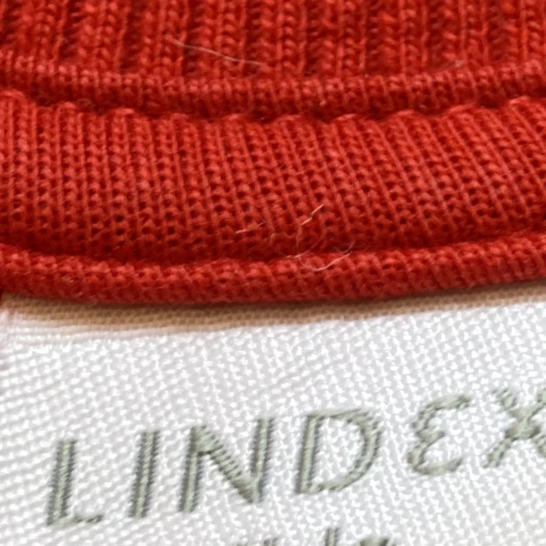 Röd Tjock tröja  - 90