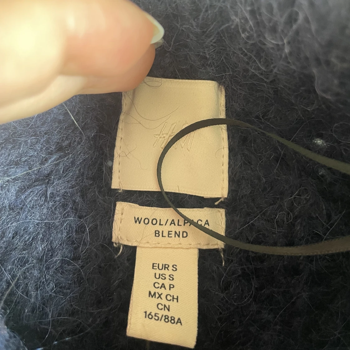 Jättefin stickad tröja från hm - 90