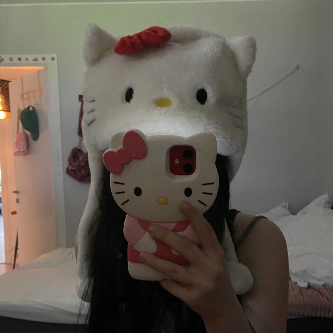 Hello kitty mössa - 90
