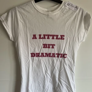 Mean Girls t-shirt - Säljer denna oanvända t-shirt med text ”A little bit dramatic” från filmen Mean Girls. Tröjan är lite tajtare i modell vilket gör den ännu mer lik från filmen. Pris kan diskuteras
