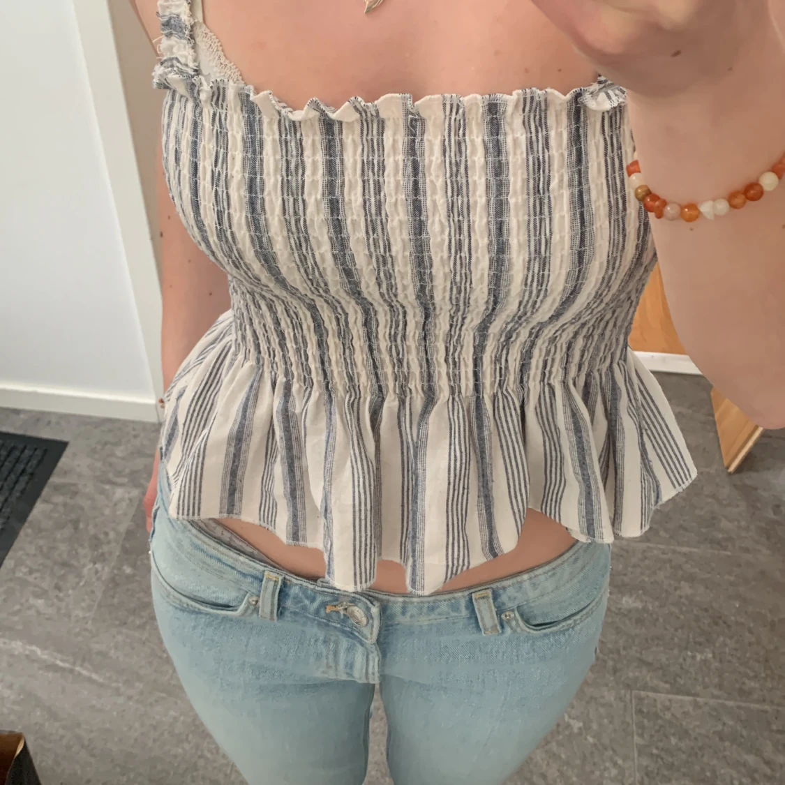 Söt randig topp - 90