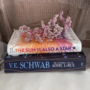 Böcker (engelska) - Sun is also a Star: 100kr Invisible Life of Addie LaRue: 100kr  Alternativt båda böckerna för: 180kr  Bilderna visar skicken av böckerna. De är endast lästa en gång och utan vikningar i hörnen.