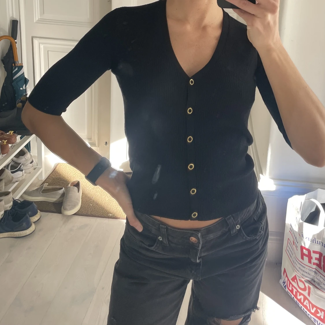 Tröja med knappar - 91