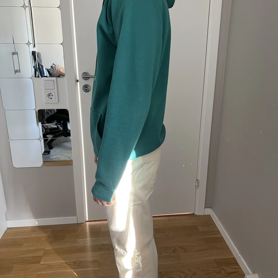 Grön hoodie carlings - 90