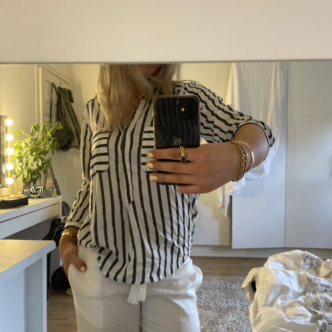 Randig skjorta  - 90