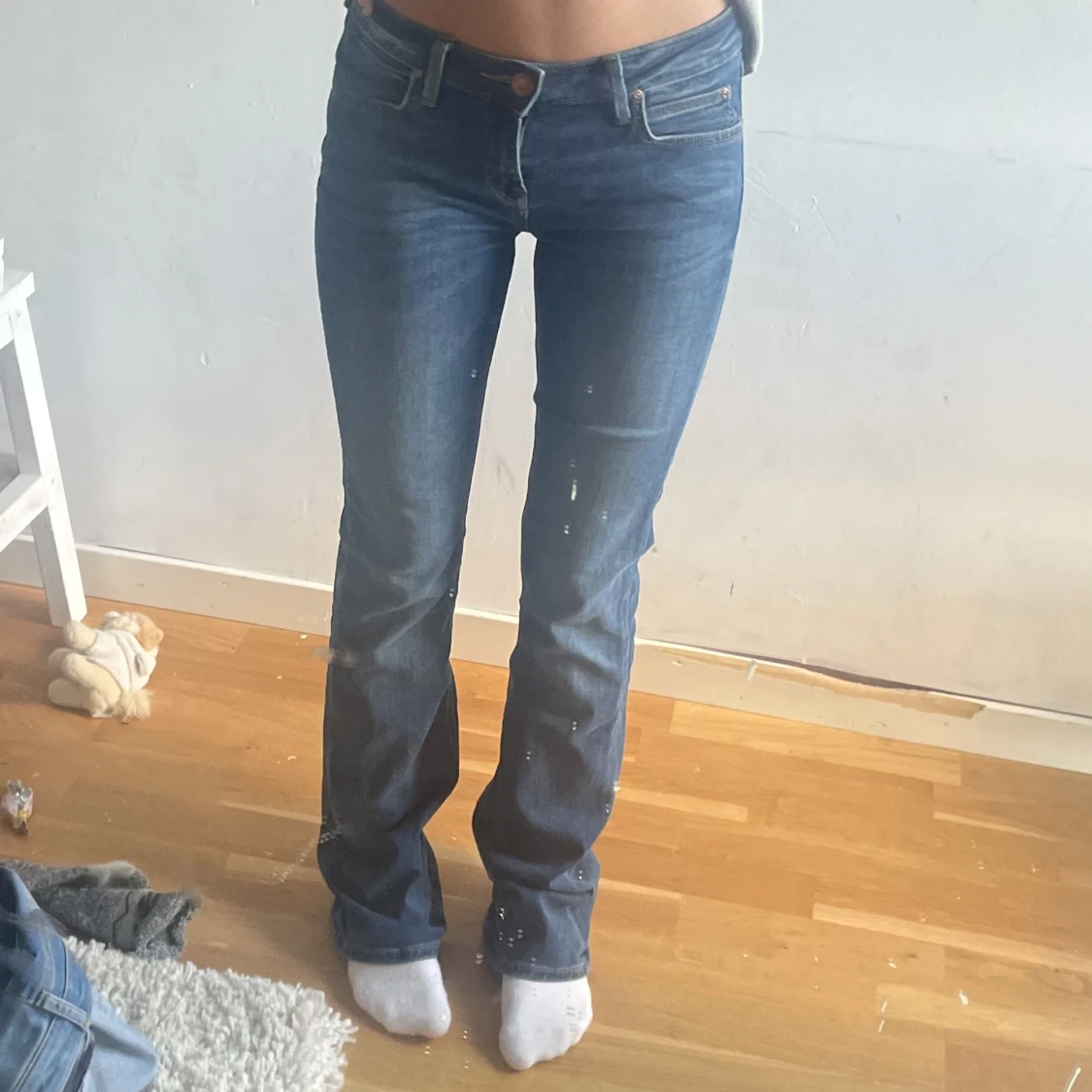 Lågmidjade jeans