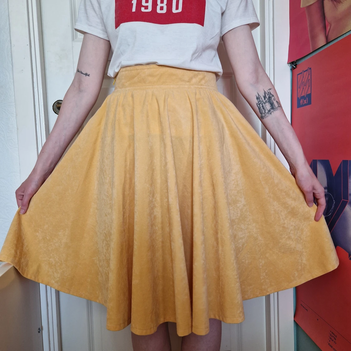 Gul helcirkelkjol - 90