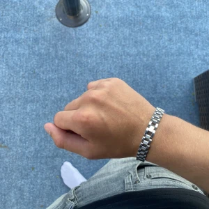 Watchbracelet  - Steinless steel 21 cm Justerbar