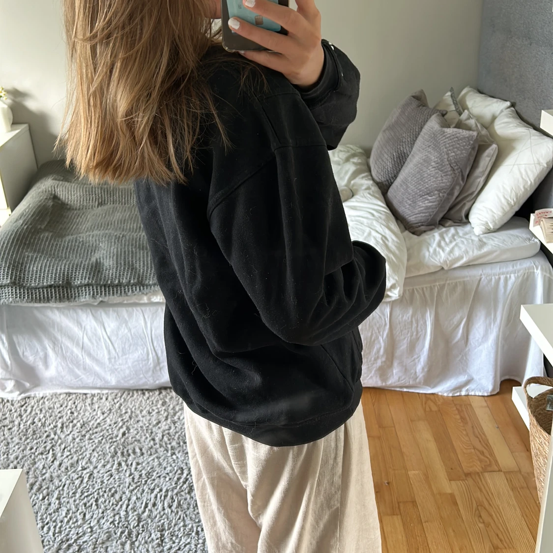 Svart sweatshirt  - 90