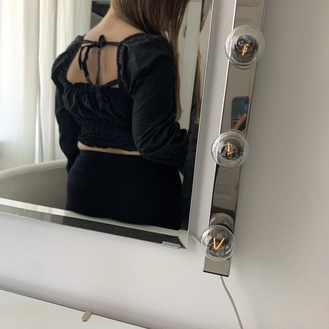 Svart somrig topp - 90