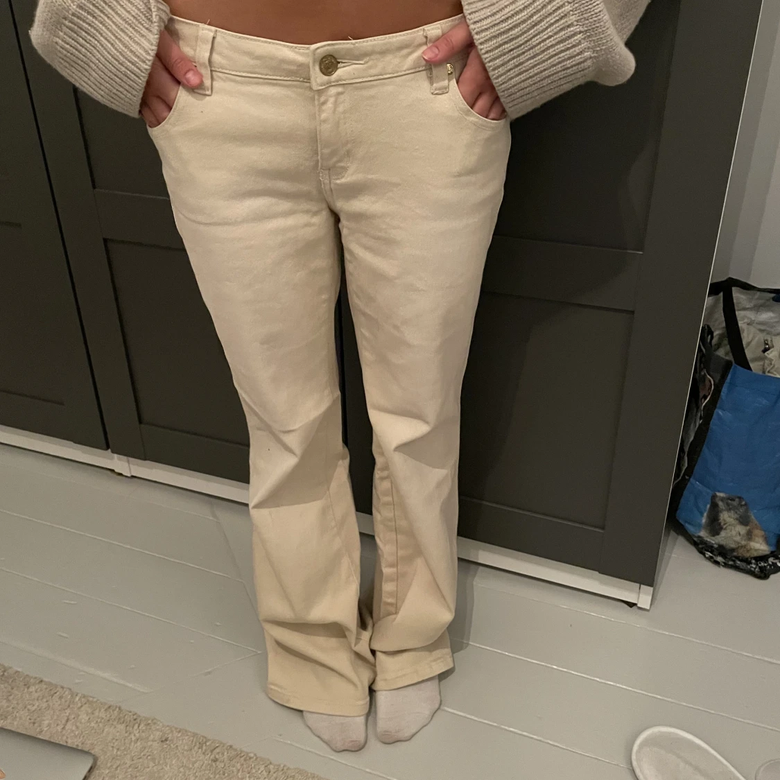 Lågmidjade jeans - 90