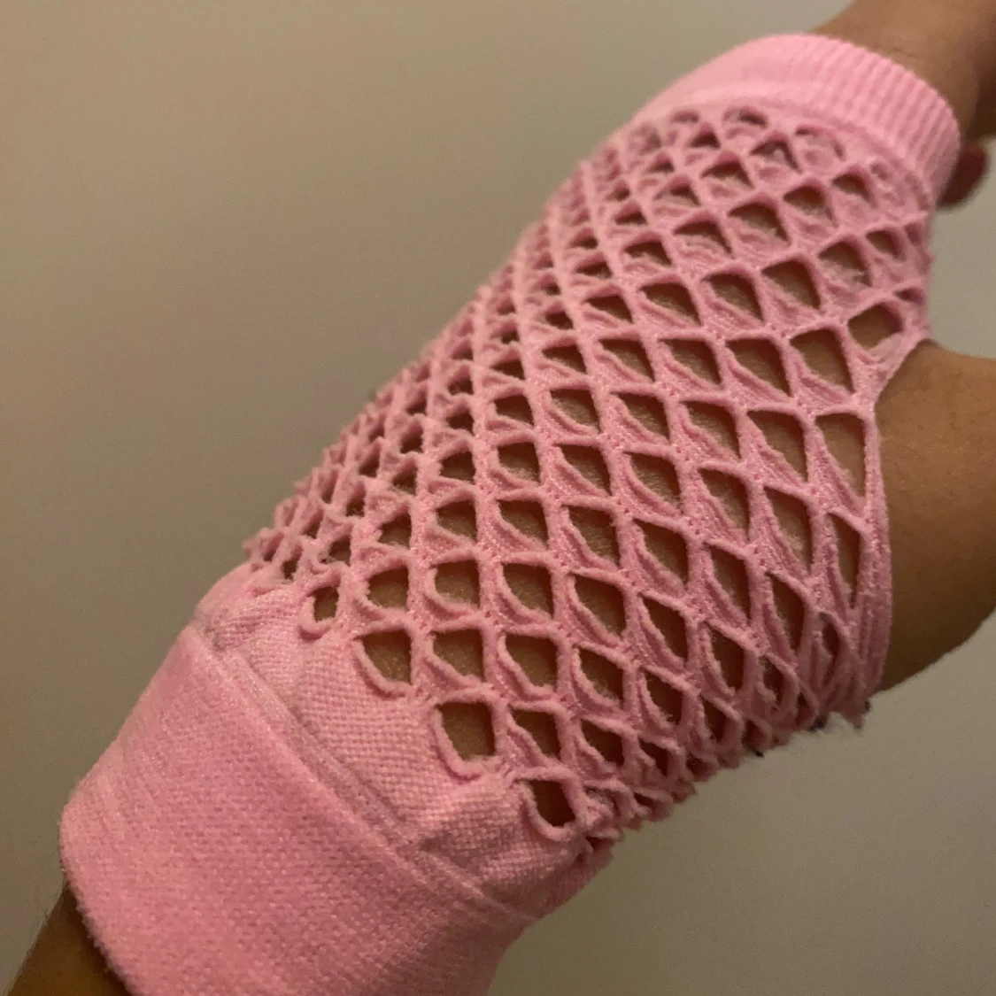Rosa näthandskar - 90