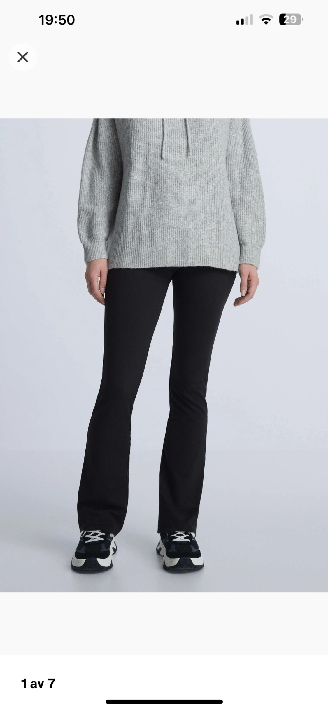 Utsvängda träningsbyxor  - 90