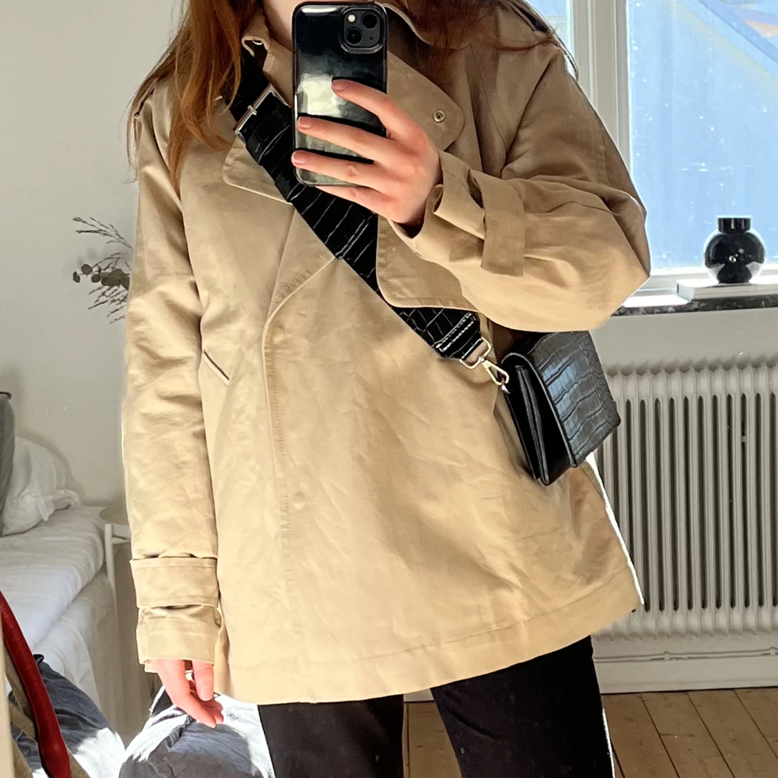 Kort trenchcoat - 90