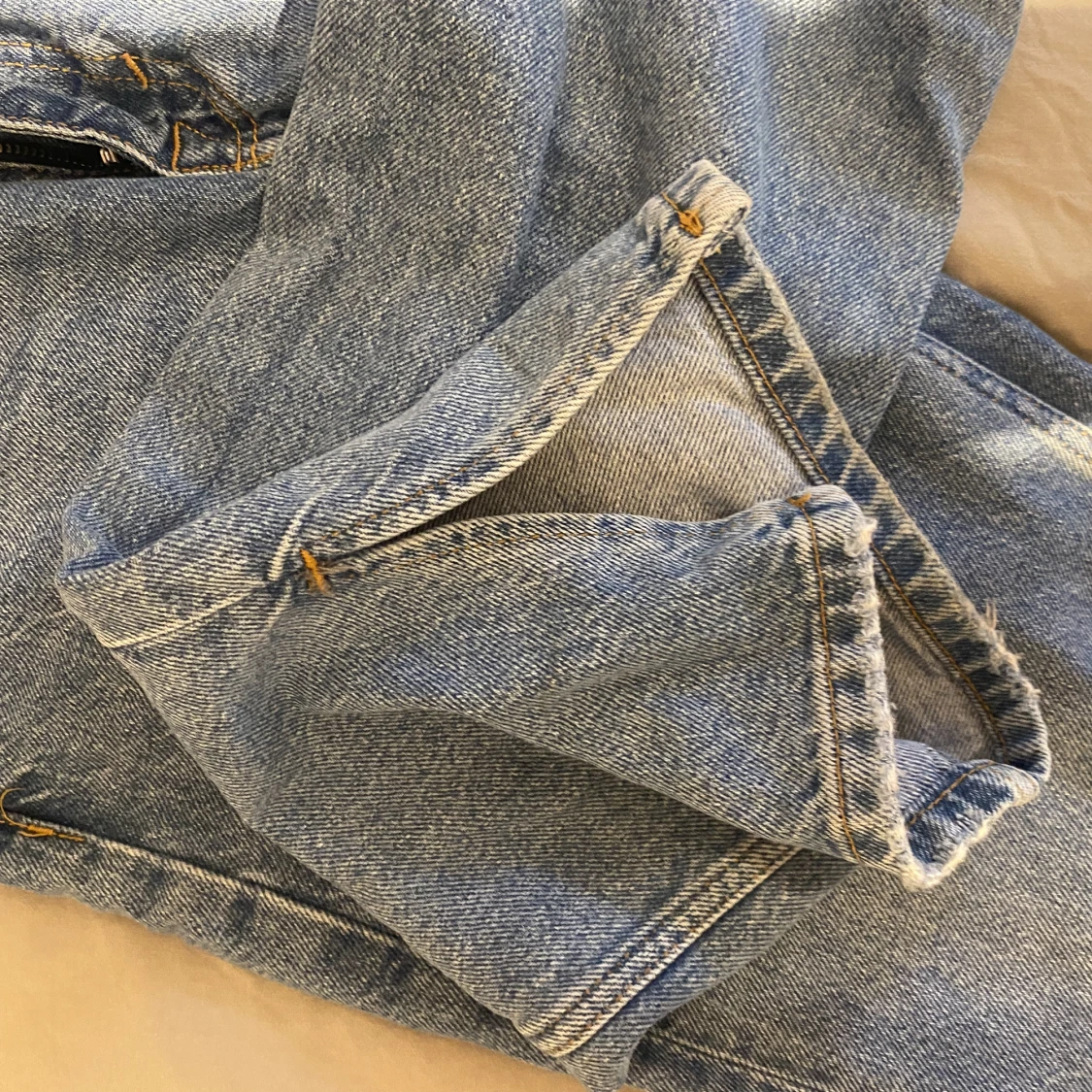 jeans med slits - 90
