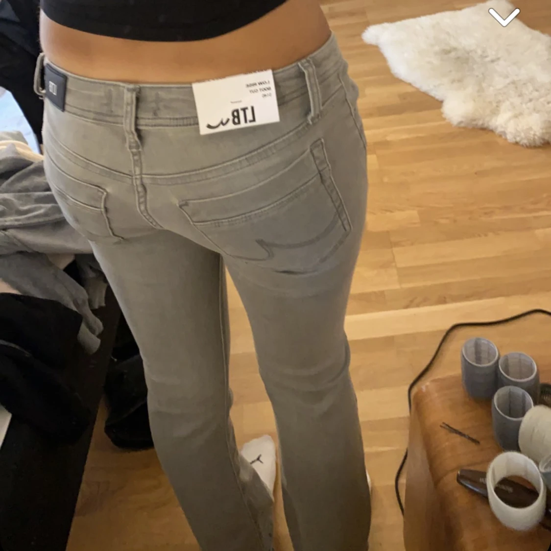 Grå ltb jeans - 90