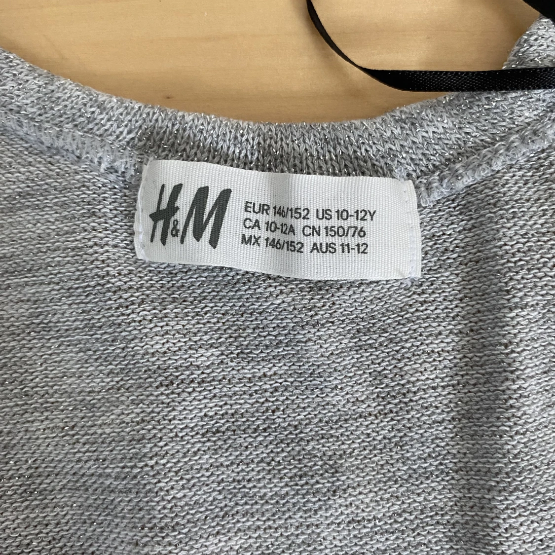 Silverglittrig kofta, barn - 90