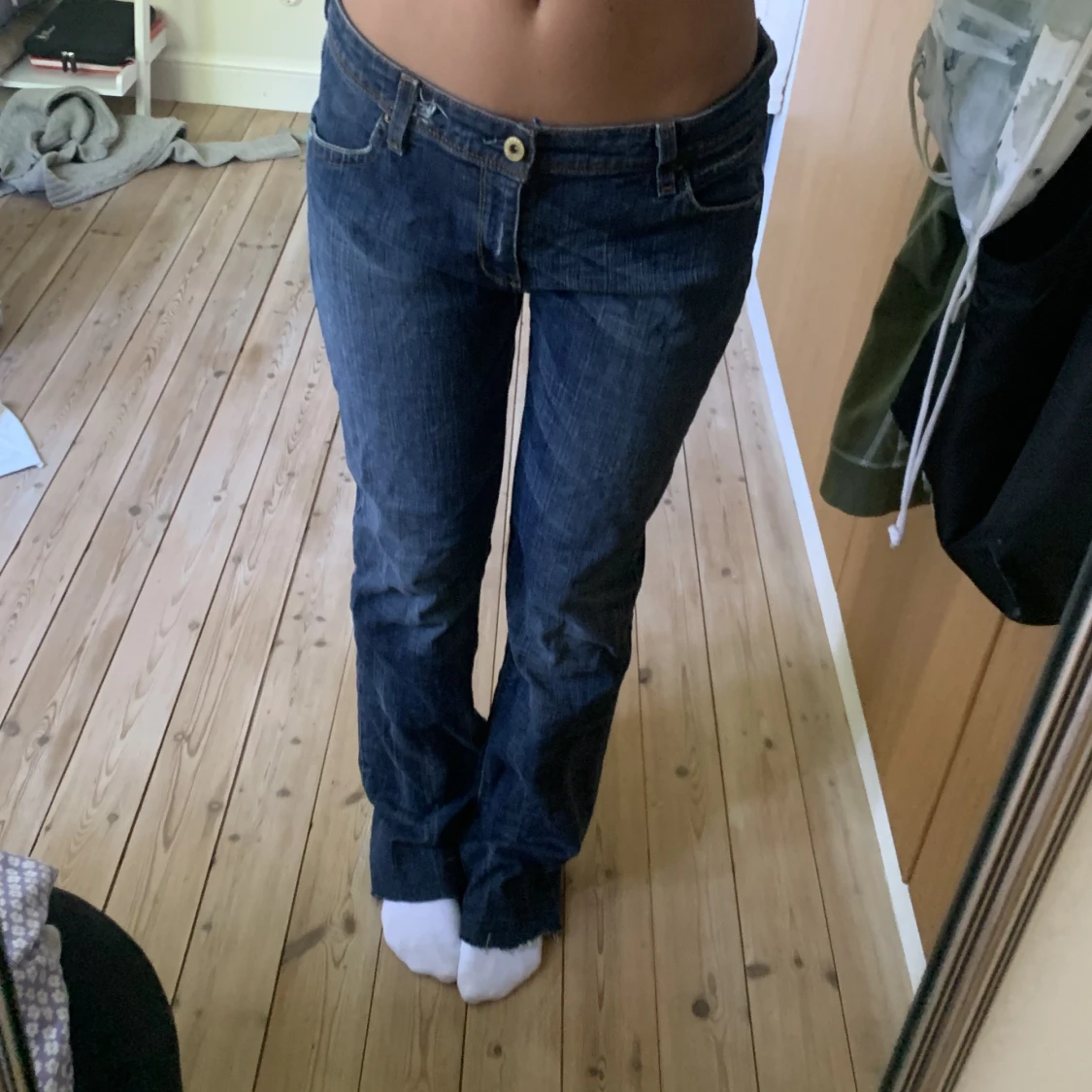 Lågmidjade jeans - 90
